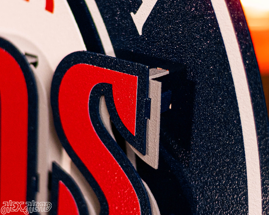 Minnesota Twins Crest 3D Metal Wall Art