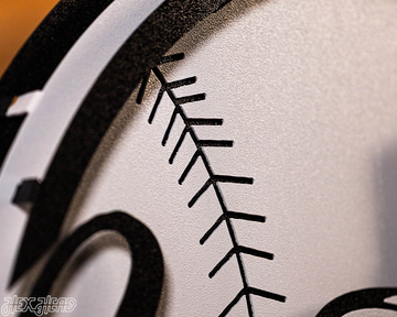 MONOCHROME -- New York Yankees "BAT AND HAT" 3D Vintage Metal Wall Art