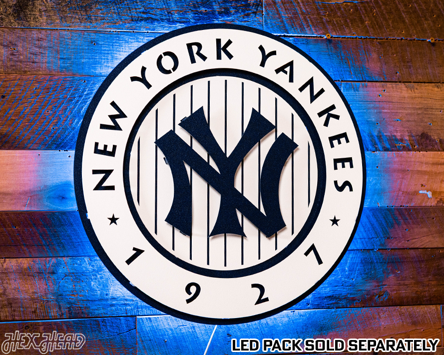 New York Yankees 1927 "Murderer's Row" Vintage 3D Metal Wall Art