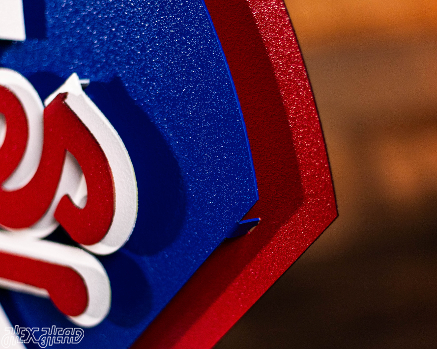 Philadelphia Phillies Crest 3D Metal Wall Art