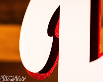 Philadelphia Phillies "P" 3D Metal Wall Art