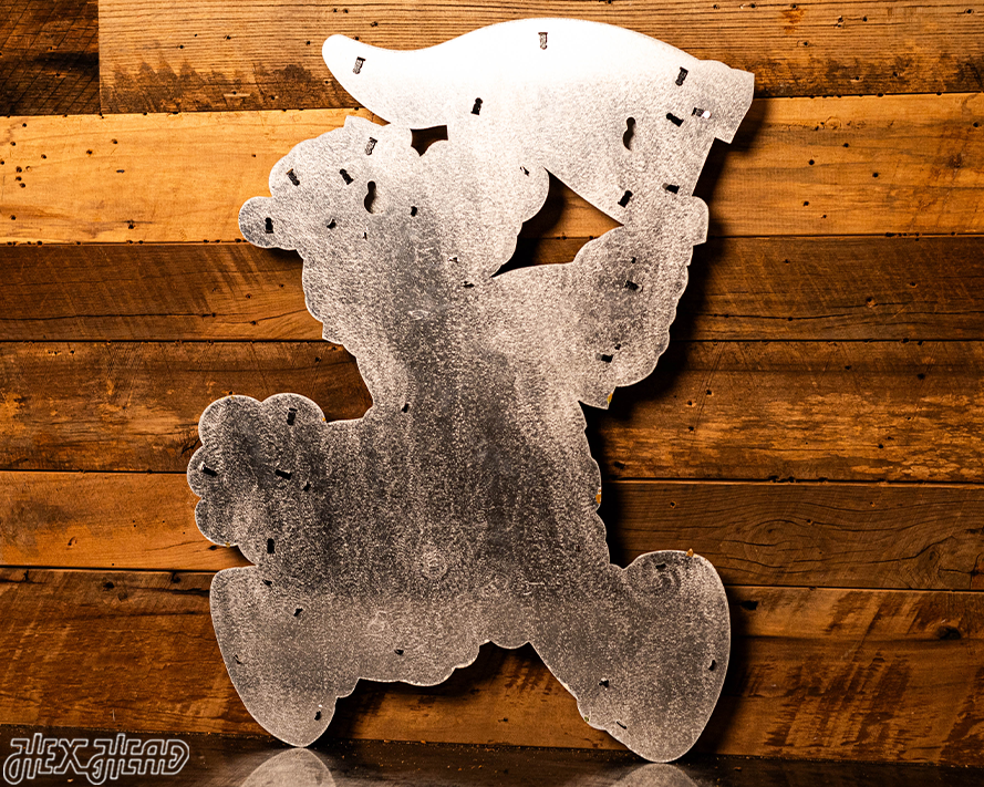 MONOCHROME -- Philadelphia Phillies "Phanatic" 3D Vintage Metal Wall Art