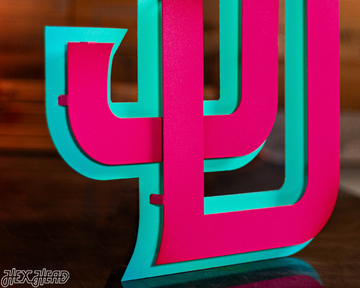 San Diego Padres City Connect "SD" 3D Vintage Metal Wall Art