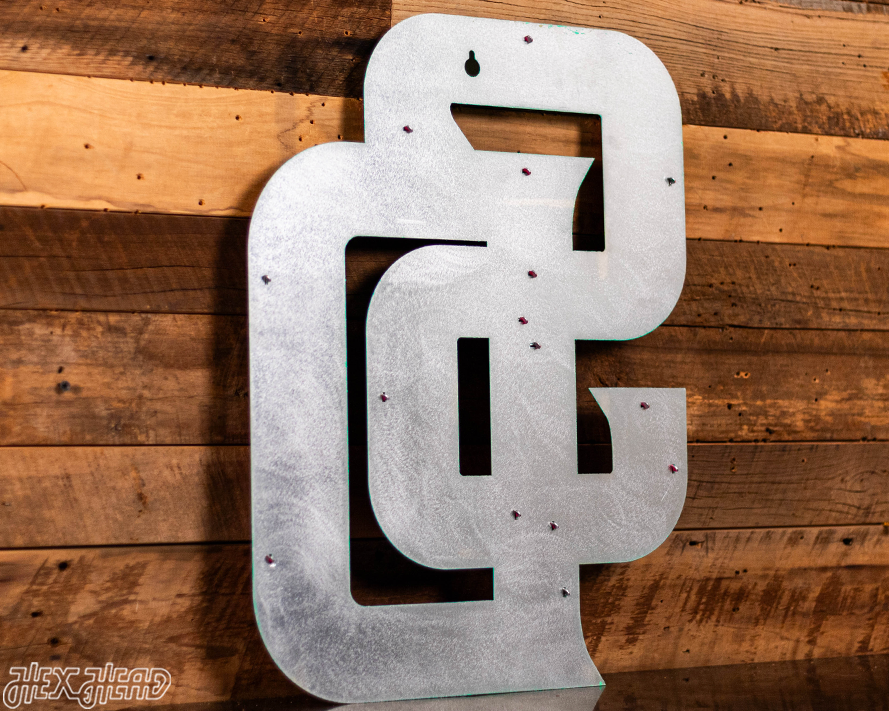 San Diego Padres City Connect "SD" 3D Vintage Metal Wall Art