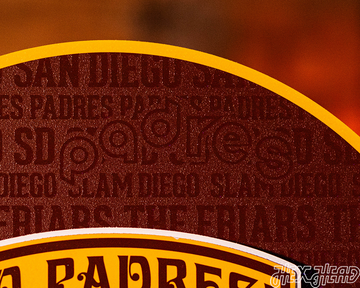 San Diego Padres CRAFT SERIES 3D Embossed Metal Wall Art