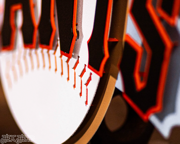 San Francisco Giants Club Logo 3D Vintage Metal Wall Art