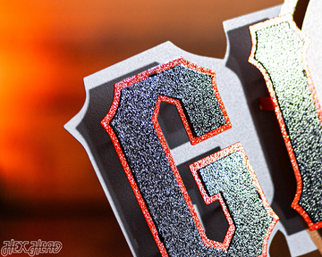 San Francisco Giants Club Logo 3D Vintage Metal Wall Art