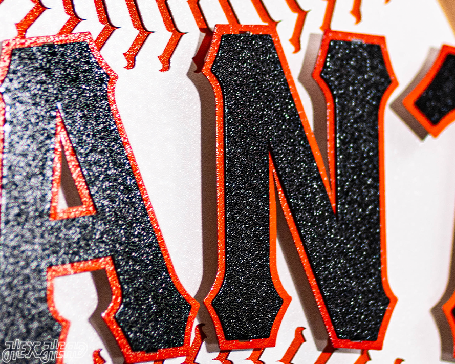 San Francisco Giants Club Logo 3D Vintage Metal Wall Art