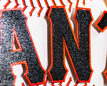 San Francisco Giants Club Logo 3D Vintage Metal Wall Art