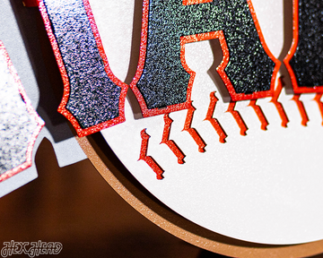 San Francisco Giants Club Logo 3D Vintage Metal Wall Art