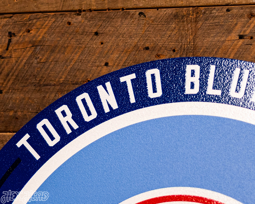 VARSITY Collection- SINGLE Layer Toronto Blue Jays Metal Wall Art