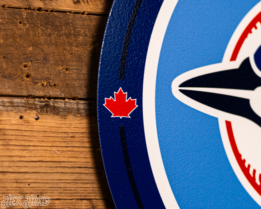 VARSITY Collection- SINGLE Layer Toronto Blue Jays Metal Wall Art