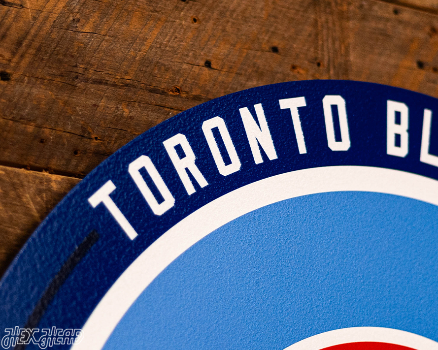 VARSITY Collection- SINGLE Layer Toronto Blue Jays Metal Wall Art