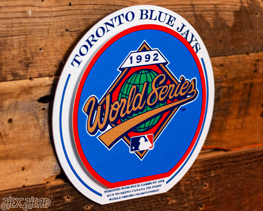 Toronto Blue Jays 1992 World Series "Double Play" On the Shelf or on the Wall Art