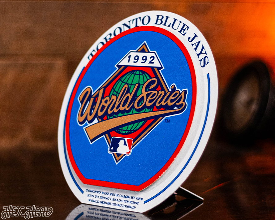 Toronto Blue Jays 1992 World Series "Double Play" On the Shelf or on the Wall Art