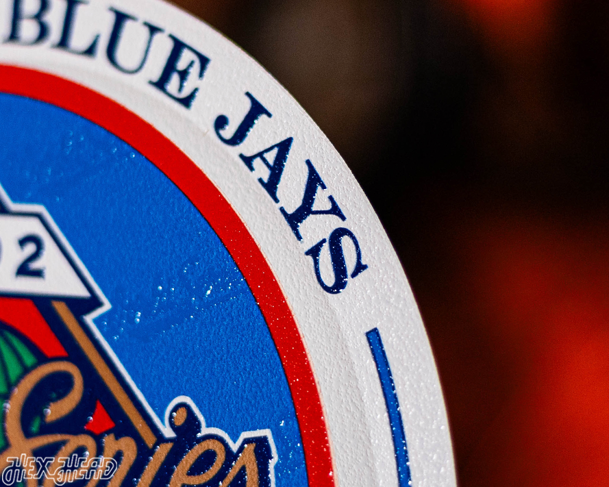 Toronto Blue Jays 1992 World Series "Double Play" On the Shelf or on the Wall Art