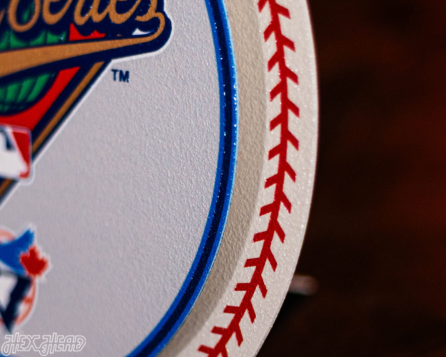 Toronto Blue Jays 1993 World Series "Double Play" On the Shelf or on the Wall Art