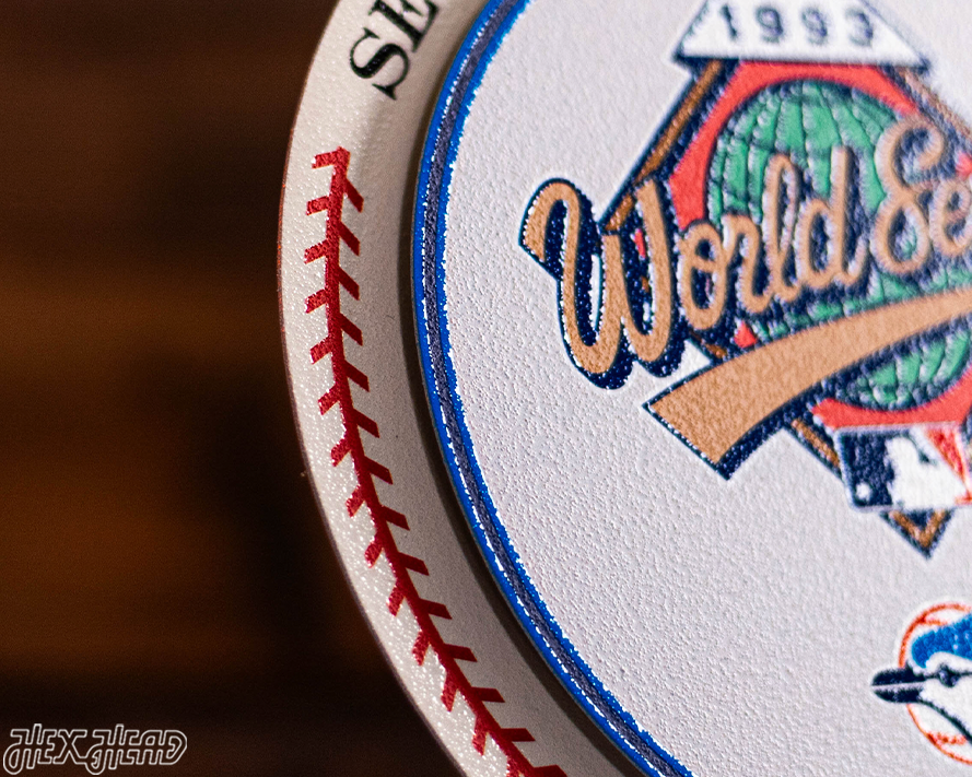 Toronto Blue Jays 1993 World Series "Double Play" On the Shelf or on the Wall Art