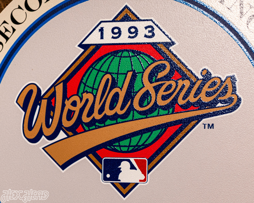VARSITY Collection- SINGLE Layer Toronto Blue Jays 1993 World Series Wall Art