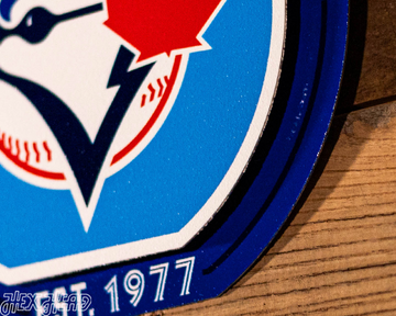 Toronto Blue Jays "Double Play" On the Shelf or on the Wall Art