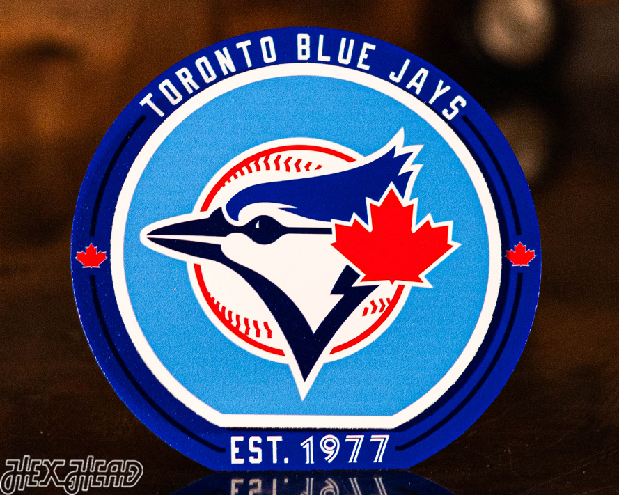 Toronto Blue Jays "Double Play" On the Shelf or on the Wall Art