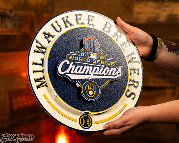 Milwaukee Brewers 2026 World Series GIFT COLLECTION 3D Metal Wall Art