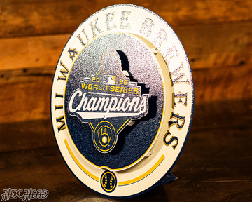 Milwaukee Brewers 2026 World Series GIFT COLLECTION 3D Metal Wall Art