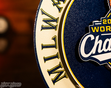 Milwaukee Brewers 2026 World Series GIFT COLLECTION 3D Metal Wall Art