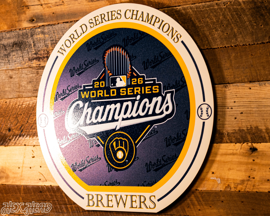 VARSITY Collection- SINGLE Layer Milwaukee Brewers 2026 World Series Wall Art