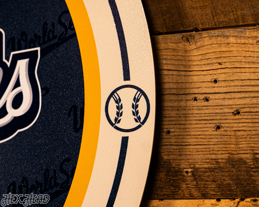 VARSITY Collection- SINGLE Layer Milwaukee Brewers 2026 World Series Wall Art