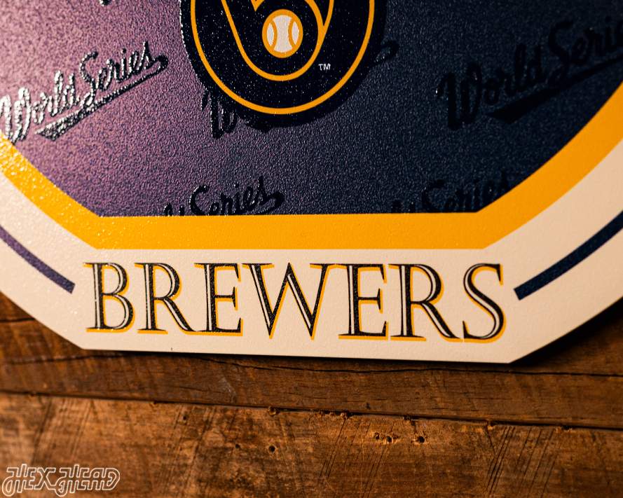 VARSITY Collection- SINGLE Layer Milwaukee Brewers 2026 World Series Wall Art