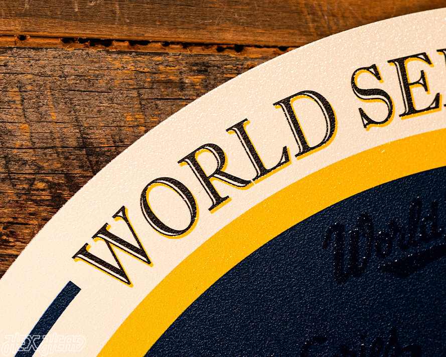 VARSITY Collection- SINGLE Layer Milwaukee Brewers 2026 World Series Wall Art