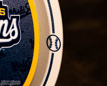 Milwaukee Brewers 2026 World Series "Double Play" On the Shelf or on the Wall Art