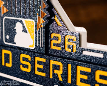 Milwaukee Brewers 2026 World Series Champions 3D Vintage Metal Wall Art