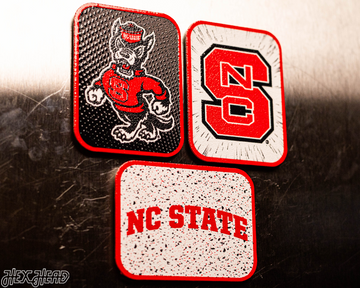 North Carolina State Wolfpack - SET of 3 Magnets