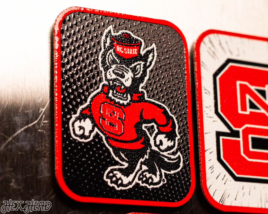North Carolina State Wolfpack - SET of 3 Magnets