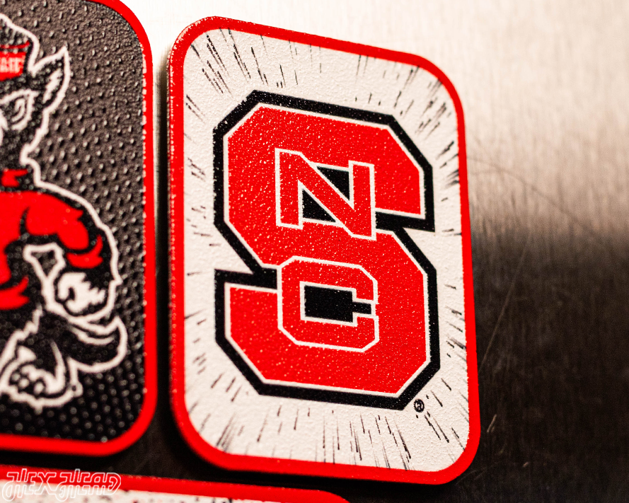 North Carolina State Wolfpack - SET of 3 Magnets