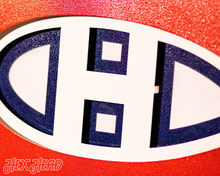 Load image into Gallery viewer, Montreal Canadiens NHL 3D Vintage Metal Wall Art
