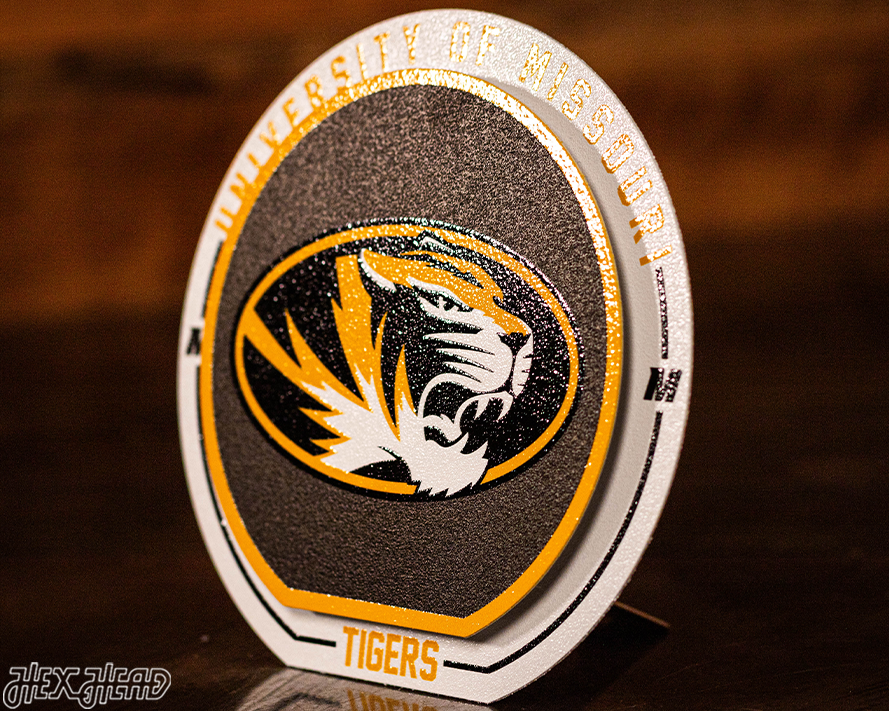 Missouri Tigers "Double Play" On the Shelf or On the Wall Art