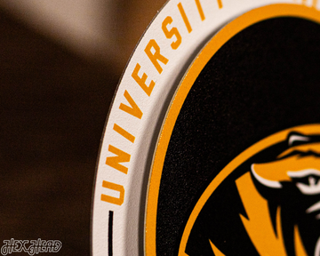 Missouri Tigers "Double Play" On the Shelf or On the Wall Art