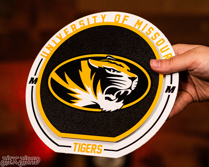 Missouri Tigers "Double Play" On the Shelf or On the Wall Art