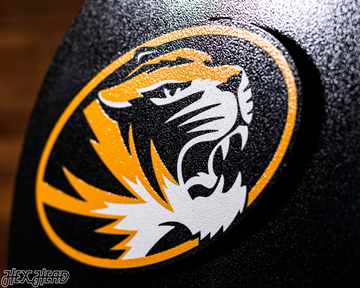 Missouri Tigers BLITZ COLLECTION - 8 LAYER Helmet 3D Metal Wall Art