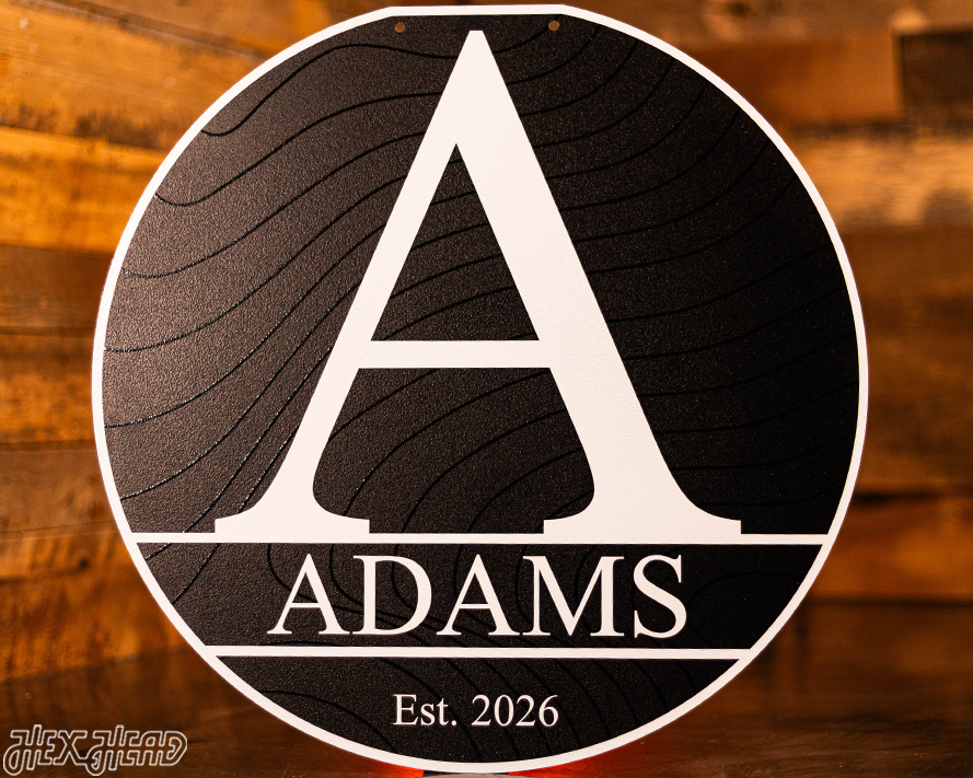 Personalized Monogram Metal Art