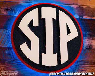 Mississippi Ole Miss "SIP" 3D Metal Wall Art