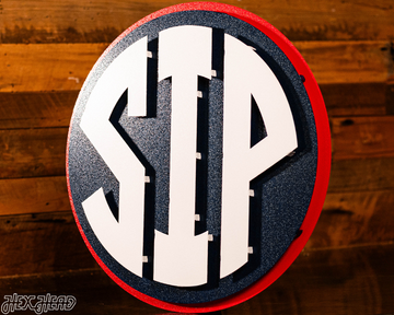 Mississippi Ole Miss "SIP" 3D Metal Wall Art