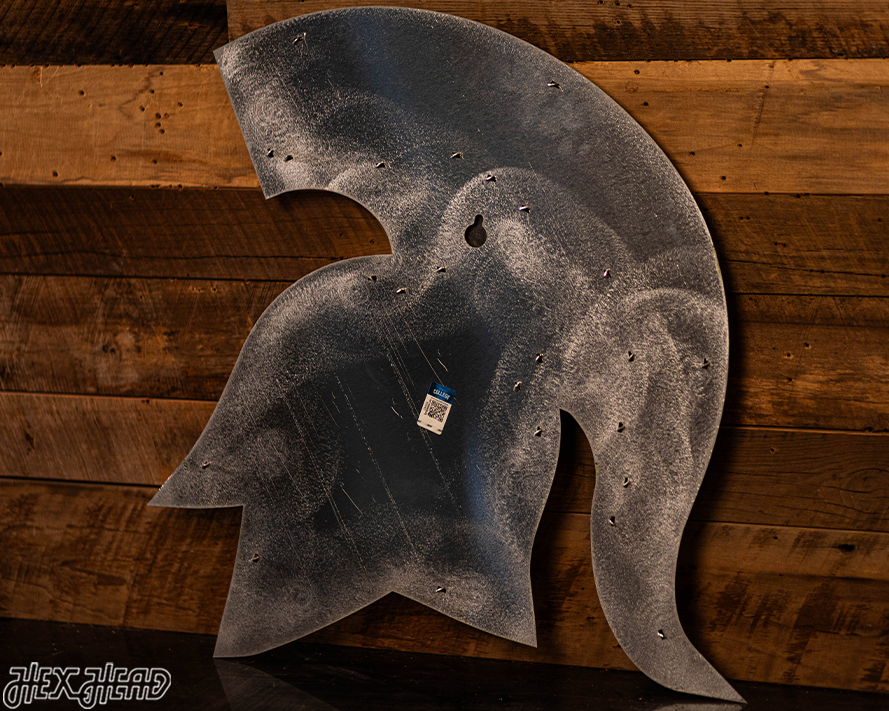 MONOCHROME - Michigan State "Spartan Helmet" 3D Vintage Metal Wall Art