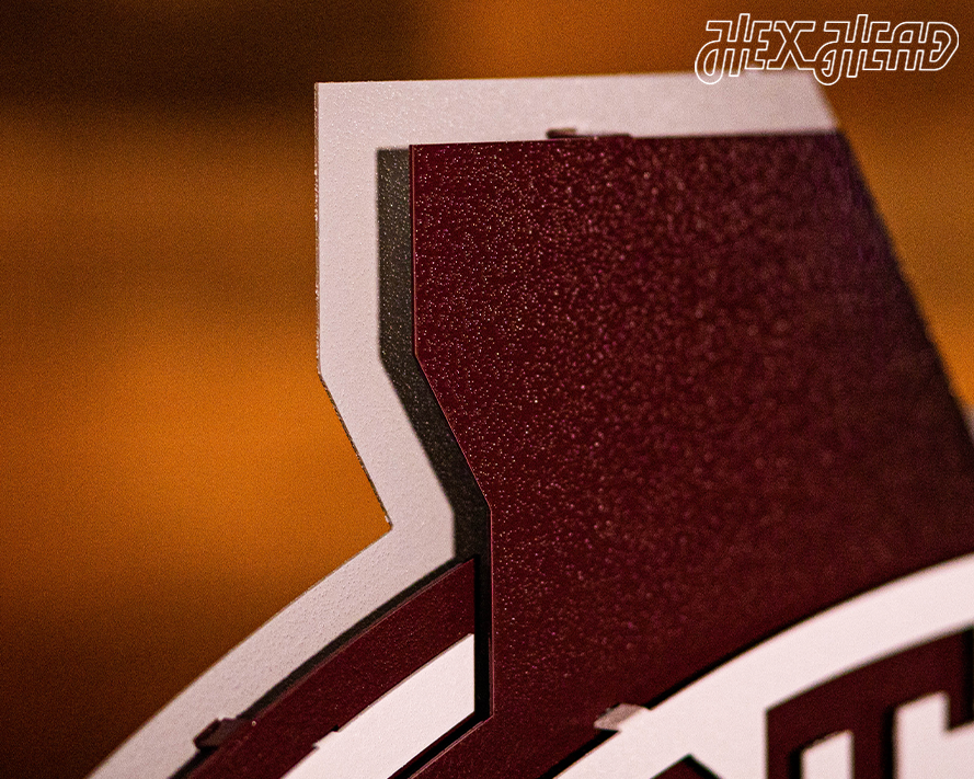 Mississippi State "M State" 3D Metal Wall Art