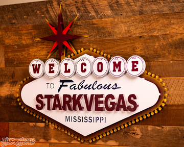Welcome to STARKVEGAS, Mississippi State 3D Vintage Metal Wall Art