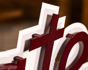 Mississippi "State" Script 3D Metal Wall Art