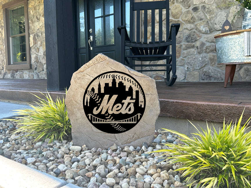 New York Mets Design-A-Stone Landscape Art